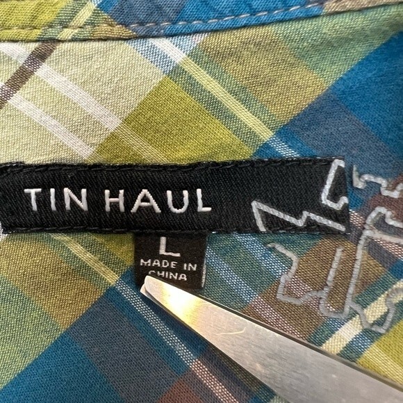 Tin Haul Snap Button Down Long sleeve LG - Picture 8 of 8